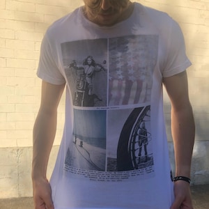 Vintage Motorcycle Babe Graphic Tee