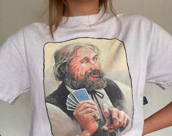 Vintage 90s Playing With A Full Deck Tee