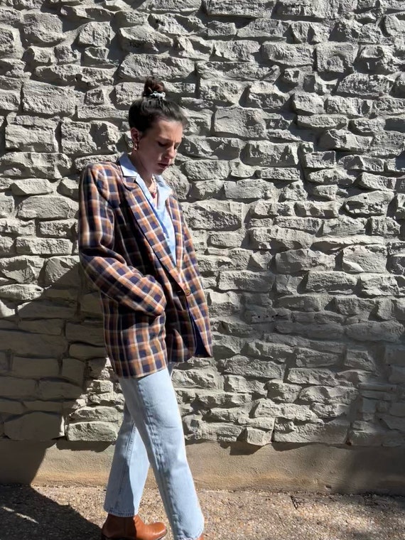 Vintage 90s Linen Blazer - image 3