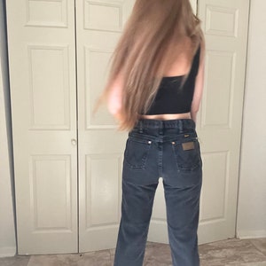 Vintage Reworked Black Wrangler Jeans image 9