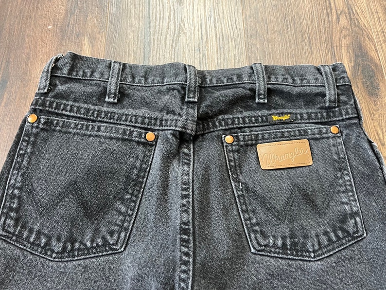 Vintage Reworked Black Wrangler Jeans image 4