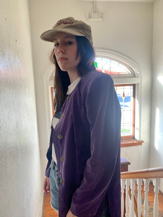 Purple Prince Shirt Jacket