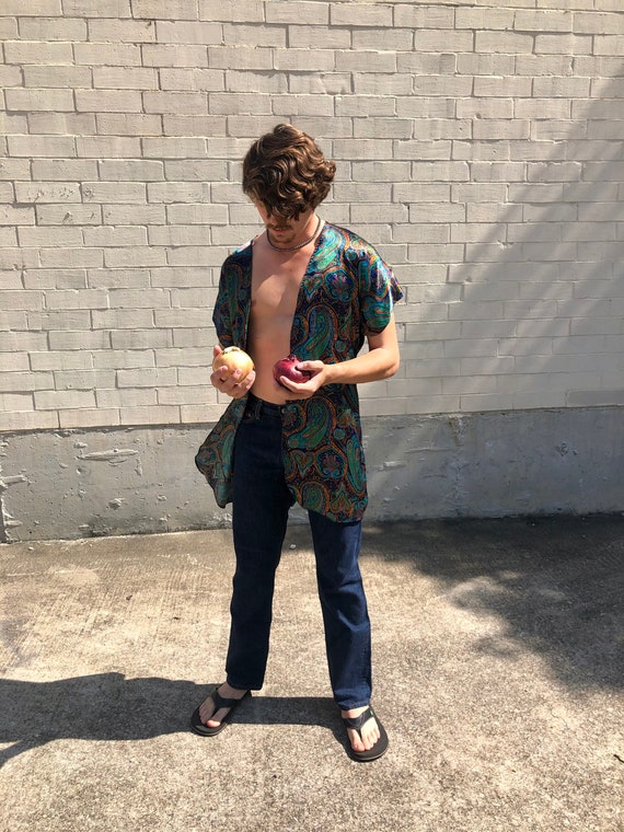 Silk Paisley Robe