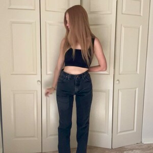 Vintage Reworked Black Wrangler Jeans image 6