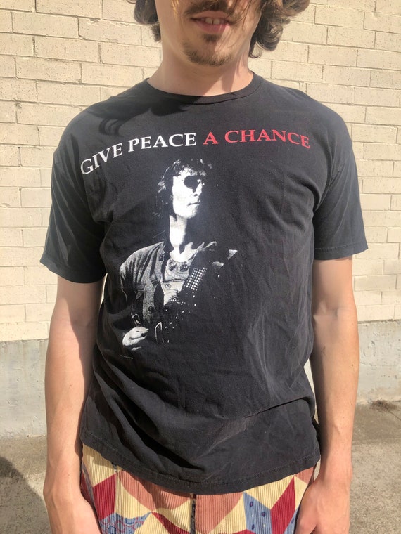 Vintage John Lennon Give Peace A Chance Tee