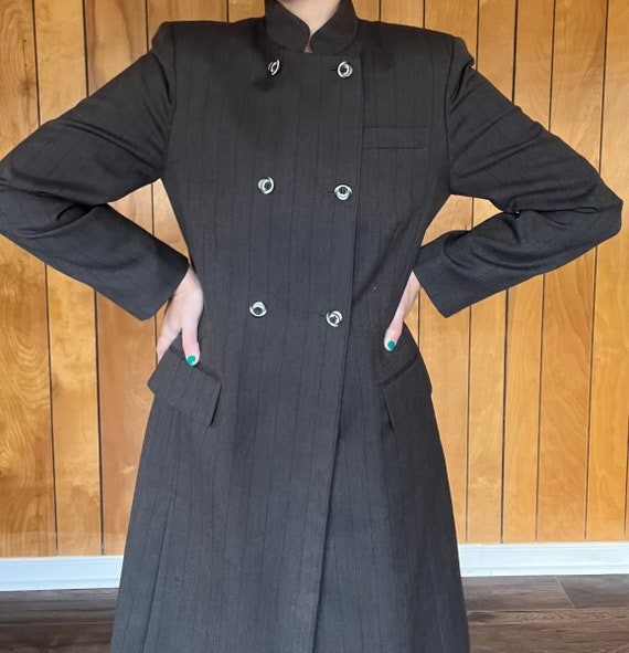 Vintage 50s Military Wool Coat - image 1