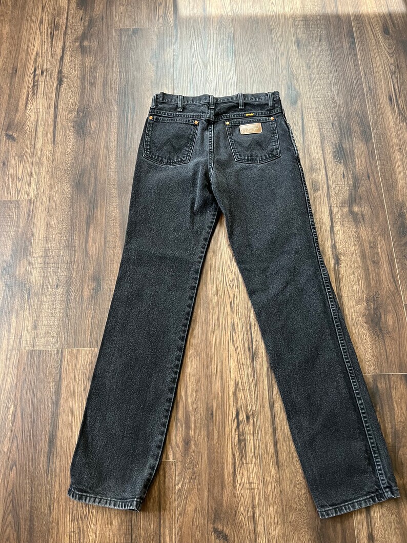 Vintage Reworked Black Wrangler Jeans image 5