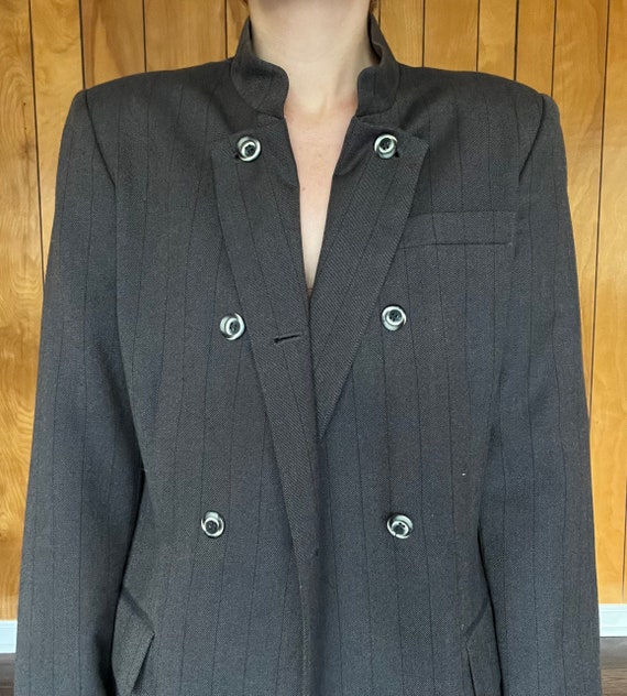 Vintage 50s Military Wool Coat Gem