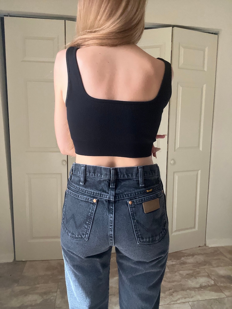 Vintage Reworked Black Wrangler Jeans image 1