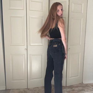 Vintage Reworked Black Wrangler Jeans image 8