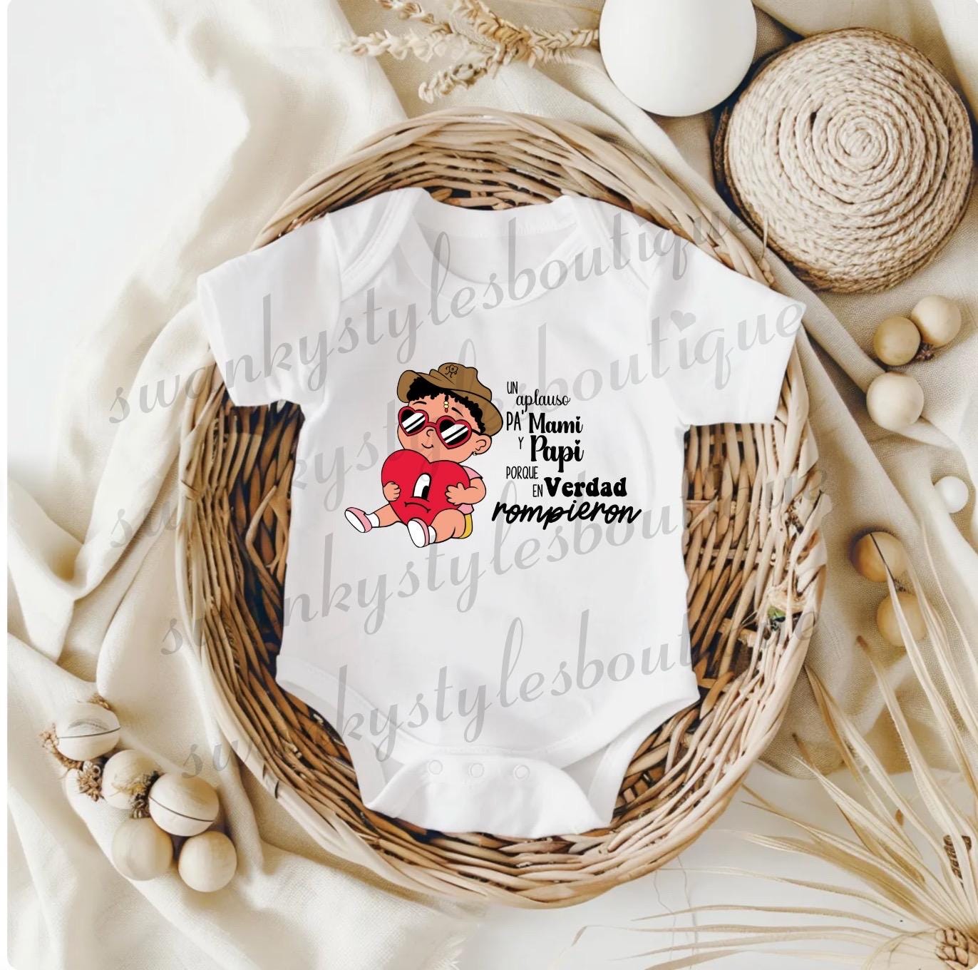 Bad Bunny Onesie - Etsy Bad Bunny Onesie - Etsy