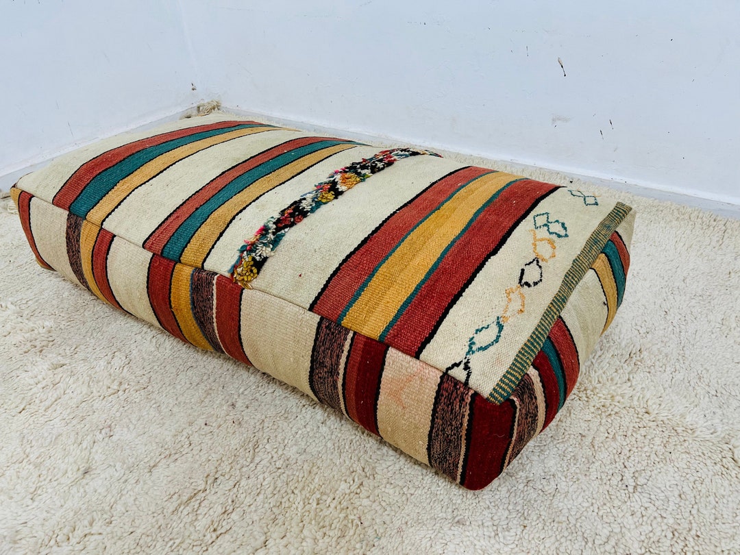 Handcrafted Ottoman Pouf for a Cozy Home Moroccan Ottoman Pouf for Boho