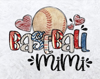 MiMi Baseball png - Mimi Sublimation - proud Mimi - MiMi Cut File - Vintage Baseball - Baseball png - MiMi LOVE - Grandma Shirt - momlife
