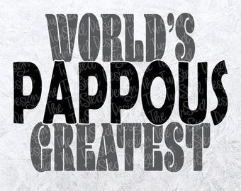 Best dad svg - worlds greatest svg - Pappous svg - Greek dad - Father svg - Father's Day svg - Dad gift- dad love svg - greek gift