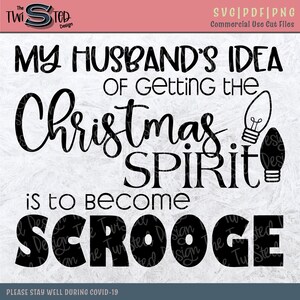 Luzes de Natal - Scrooge svg - marido svg - Marido Natal svg - Natal svg - Scrooge Natal - feriado svg - grinch svg - elfo