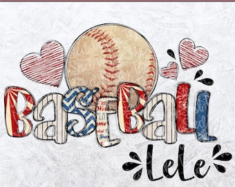 LeLe Baseball png - LeLe Sublimation - proud LeLe- MiMi Cut File - Vintage Baseball - Baseball png - MiMi LOVE - Grandma Shirt - momlife