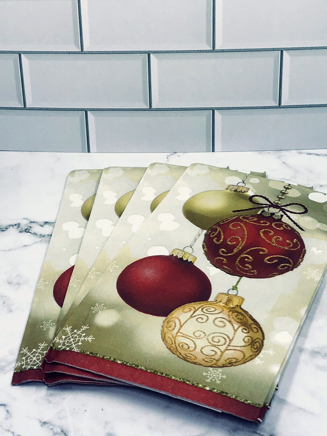 Set of Decoupage Napkins Ornament Napkins Decorative Craft Etsy