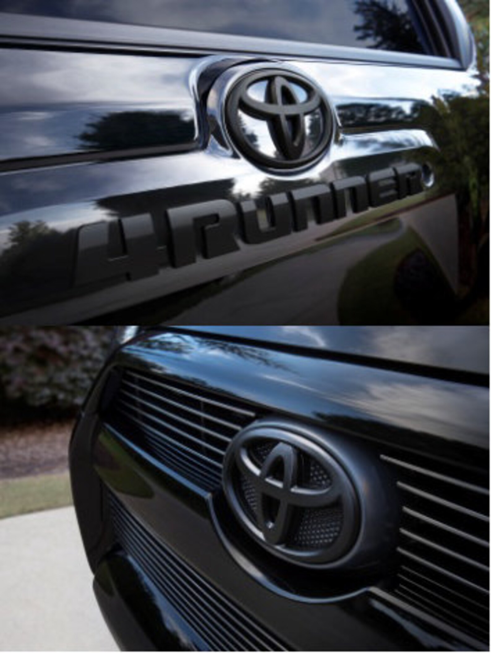 Superposition Blackout Emblem compatible avec Toyota 4runner Etsy