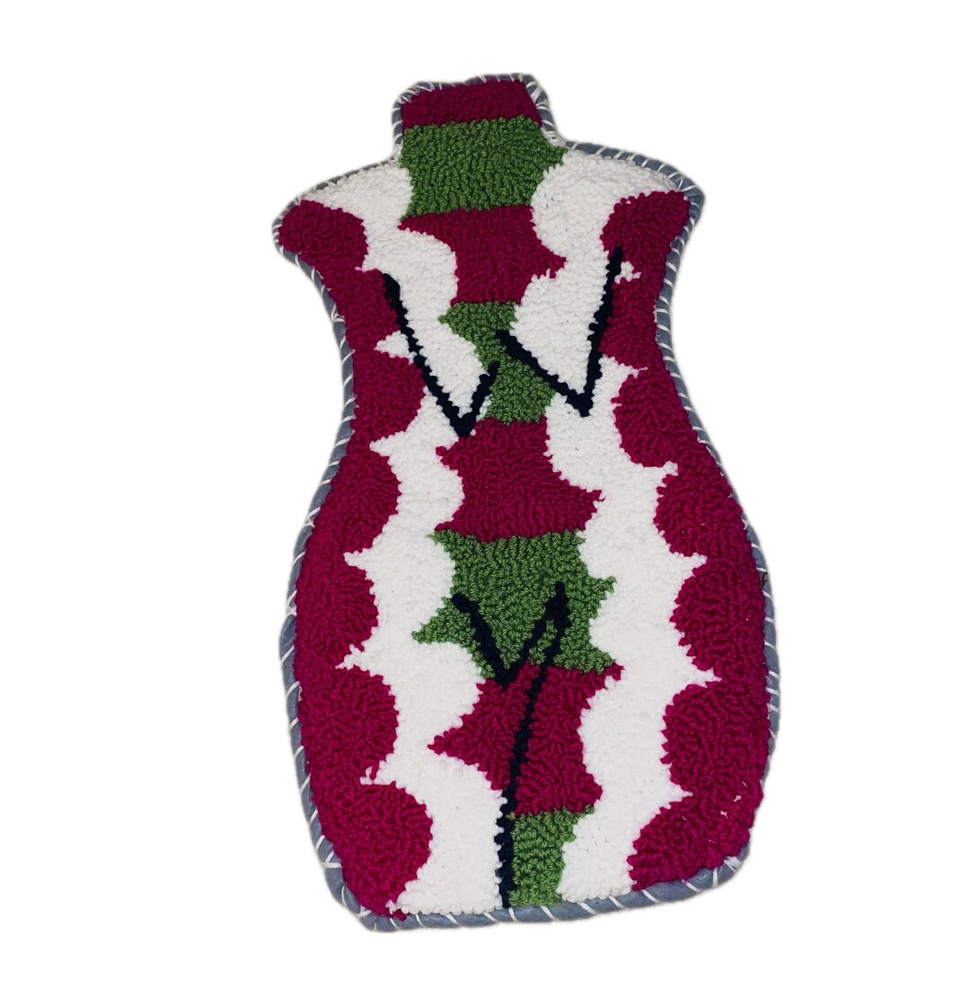 Handmade Custom Rug Abstract Body Rug Art Female Form Punch Rug