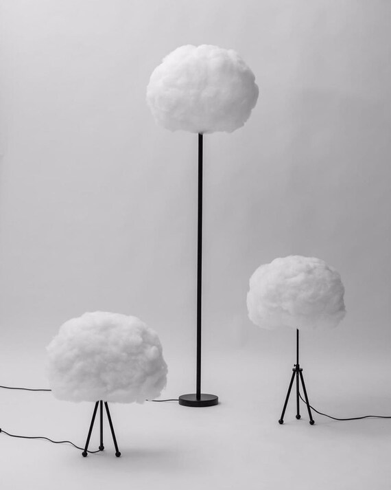 Bouffee Cloud Floor Lamp Remote Control Etsy