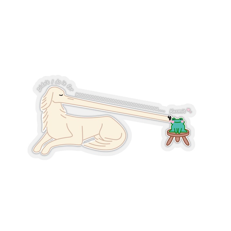 Let Me Do It for You...kermit Meme Kisscut Stickers Etsy