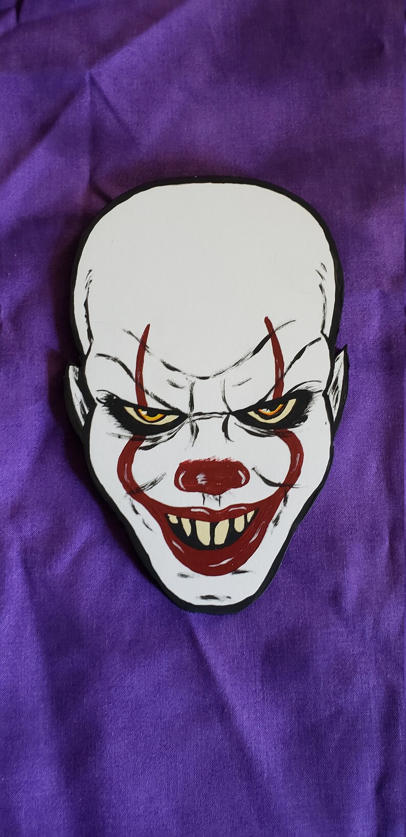Pennywise Inspired Face for Wreath 4.5 in x 7 in | Etsy