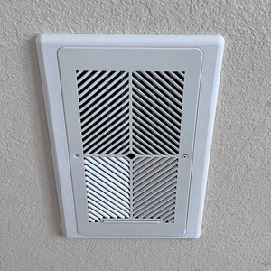 Flair Vent Trim Kit – Fits all Flair sizes - Smart Vent Adapter Cover for Wall or Floor – Paintable - customizable