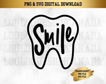 Dental SVG | Dentist Gift | Smile SVG | Dental Hygienist | Dentist PNG | Dental Clipart | Dental Assistant | Dental Student | Dental Grad