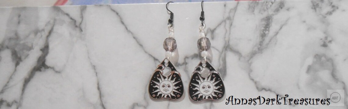 Ouija Planchette Earrings main image 0