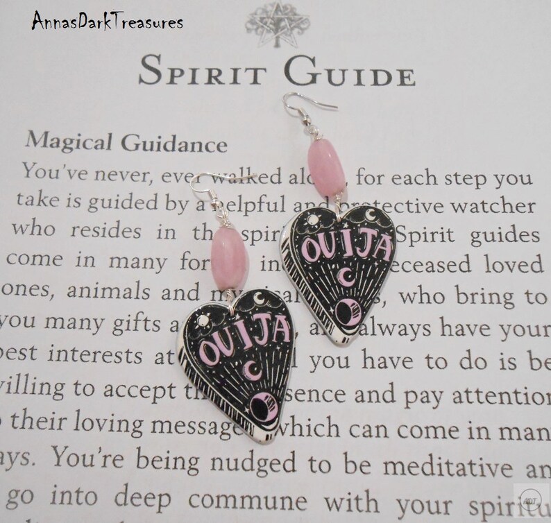 Divination Magic Pastel Goth Jewelry Spirit Board Ouija Double Sided
