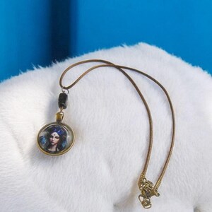 Earth Signs Astrology Pendant – Virgo Horoscope Glass Necklace, Unique Zodiac Jewelry Gift for Astrology Lovers & Star Sign Enthusiasts
