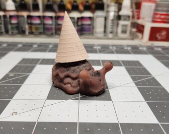 Slow Cone - Double Chocolate - Resin Collectible Art Toy