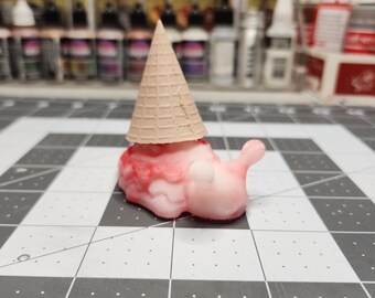 Slow Cone - Peppermint - Resin Collectible Art Toy