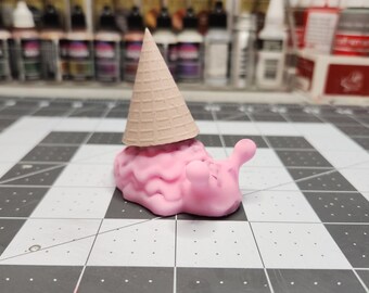 Slow Cone - Strawberry - Resin Collectible Art Toy