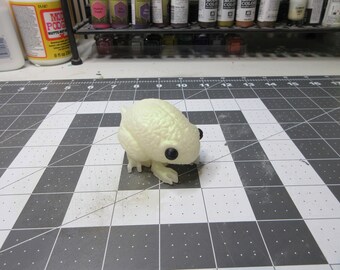 Brain Frog - Pearl - Resin Collectible Art Toy