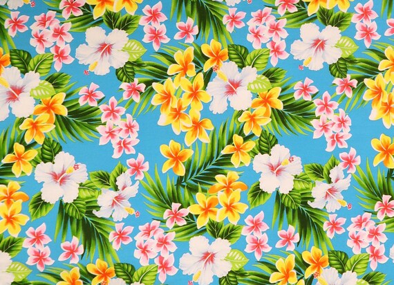 floral hawaiian print