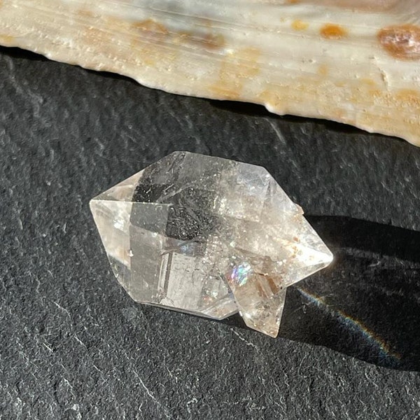 Beautiful AB grade Herkimer Diamond from USA- Rare Herkimer Diamond AB quality 2.2 grams healing piece- Chakra- Healing- Rare crystals