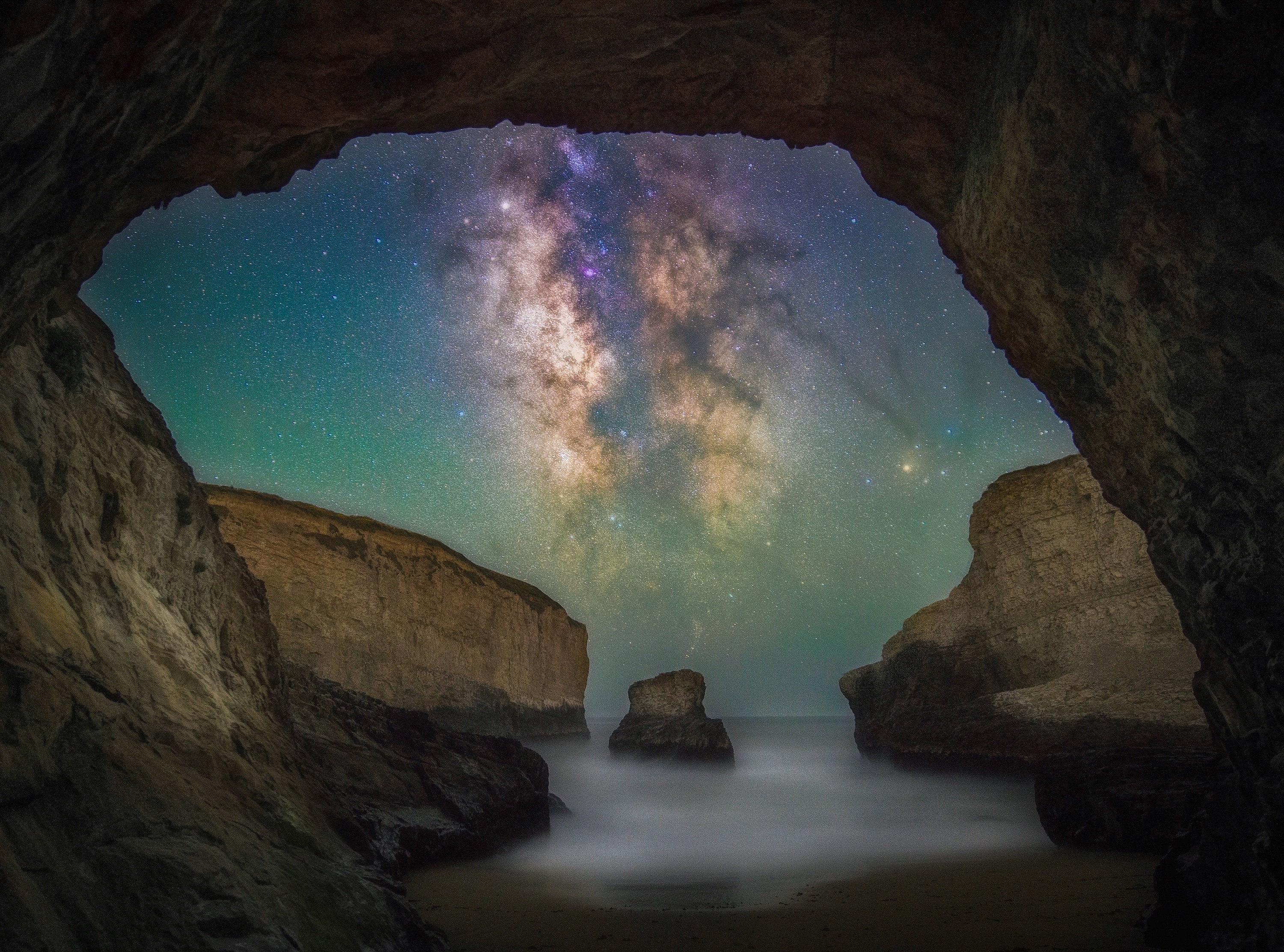 Shark Fin Cove Milky Way - Etsy