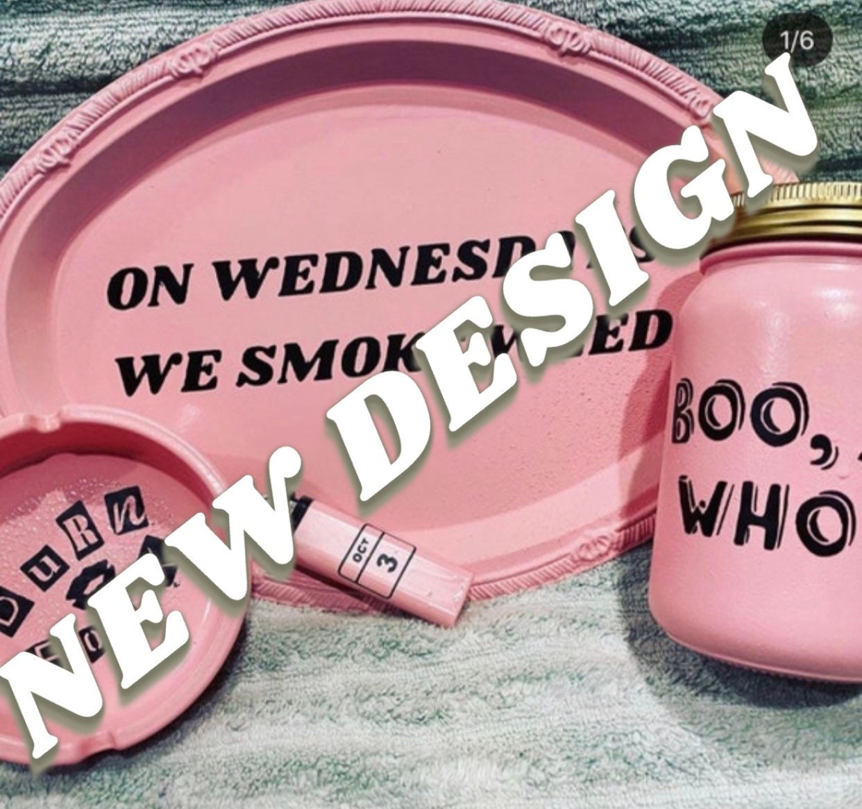 Mean Girl Girly Theme Car Rolling Tray/Sets – Rolling With Brina & Boone