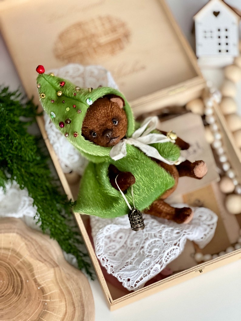 Медведь в костюме елки Тедди на Новый год новогодний - Etsy Australia