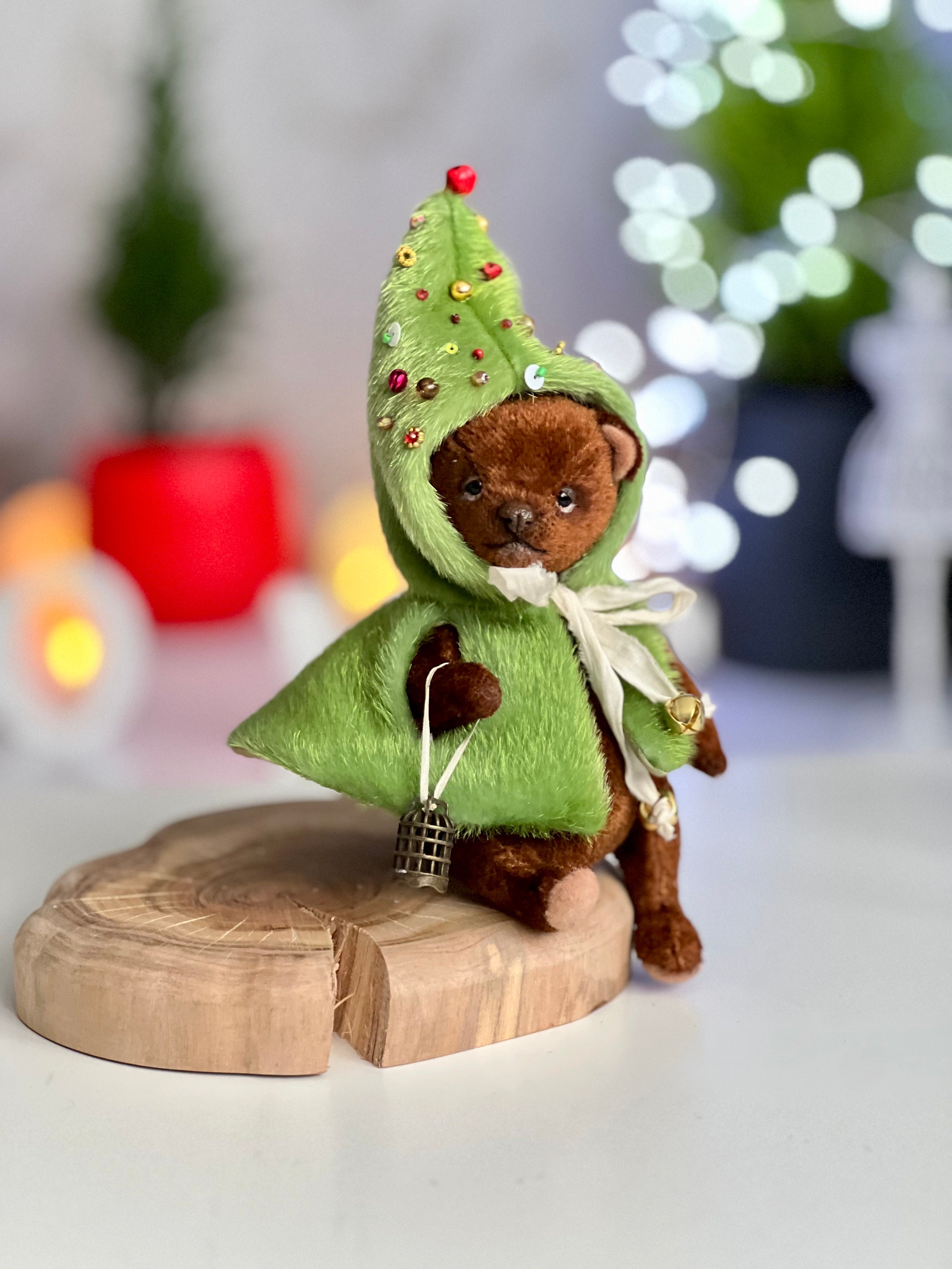 Медведь в костюме елки Тедди на Новый год новогодний - Etsy Australia