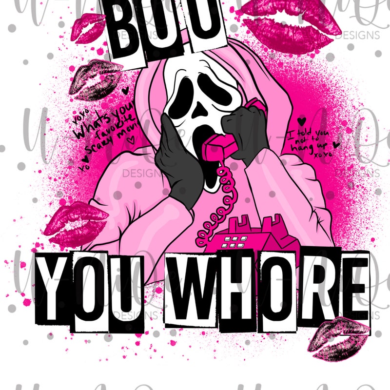 Ghostface Pink Wallpaper - Etsy