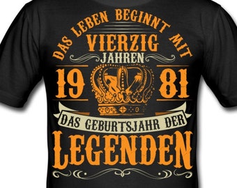 40 Geburtstag T Shirts Etsy