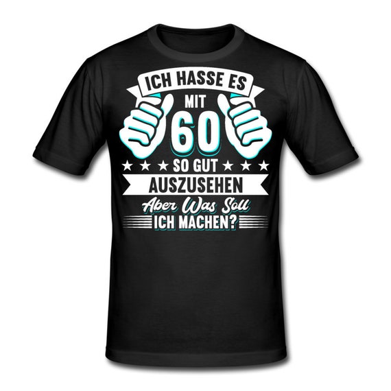T-Shirt 60. Geburtstag Tshirt 60 Geburtstag Mann Geschenk - Etsy.de