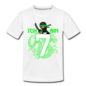 7. Geburtstag T-Shirt Bääm!!! Ich Bin Endlich 7 Jahre - Dino Design