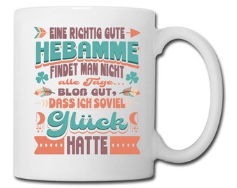 Geschenk für Hebamme mit Herz | Dankeschön | Geschenkidee | Tasse