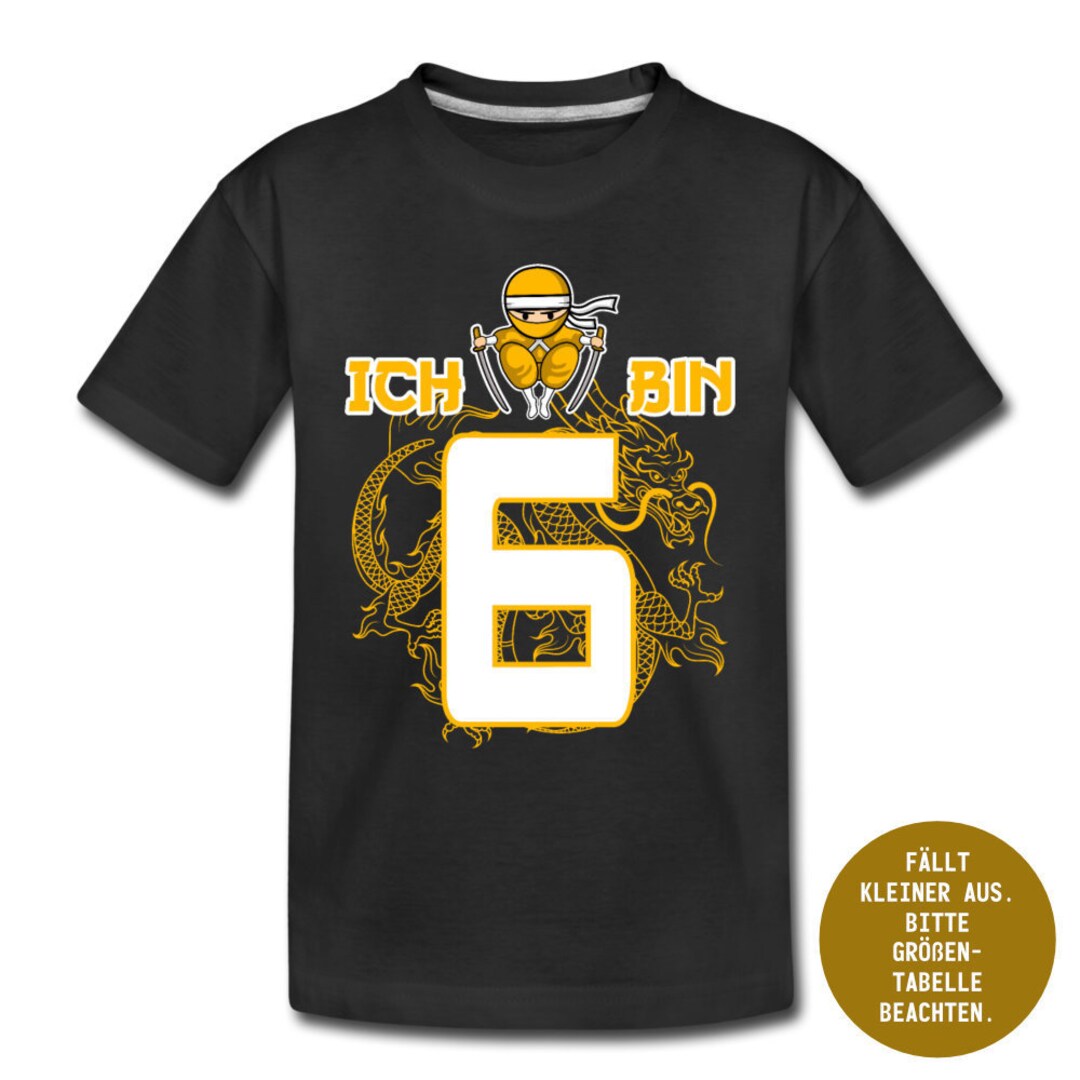 Personalisiert 6. Geburtstag Junge Geburtstagsshirt sechster