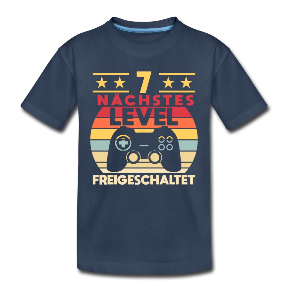 7. Geburtstag Junge Geburtstagsshirt siebter Geburtstag Geschenk