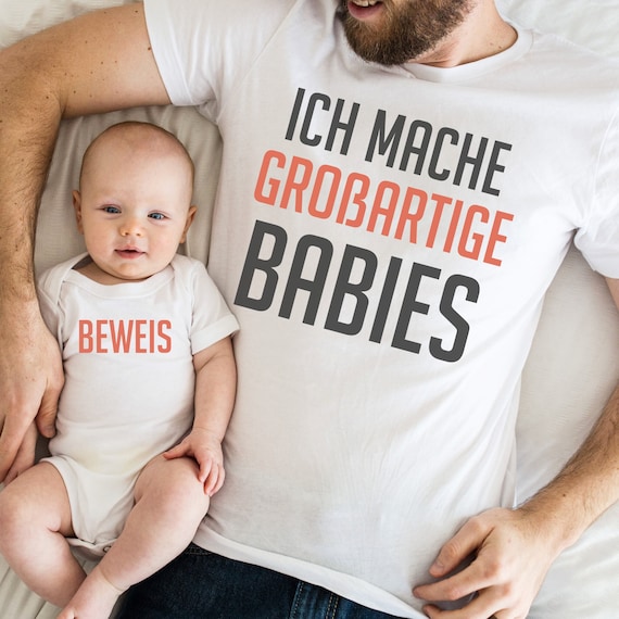 T shirt baby papa sale
