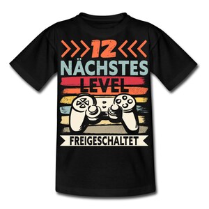 12th Birthday Young Girls Birthday Shirt | twelfth birthday gift | 12 years Next level unlocked Gift idea for gamers